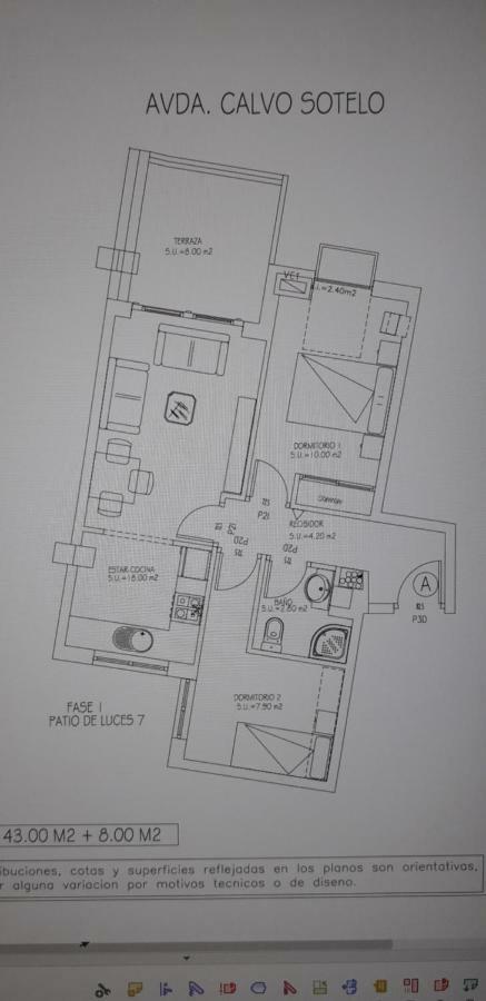 Atico Centrico Con Piscina Comunitaria Apartment Ribadeo Luaran gambar